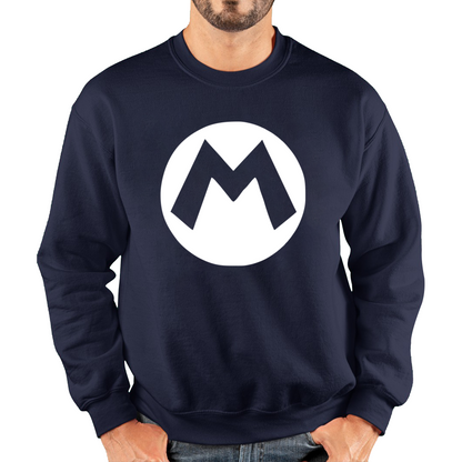 Mario Bros Character Logo Super Mario Mario Mario Bro Toad Retro Gaming Unisex Sweatshirt