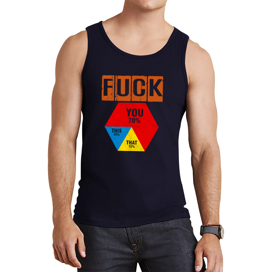 Fuck** You Offensive Rude Tank Top