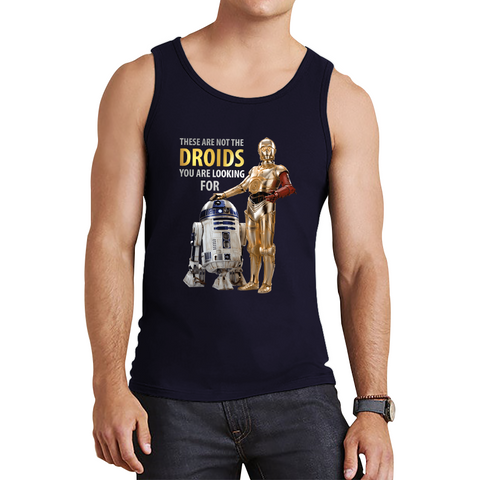 Star Wars These aren't The Droids You're Looking for Vest Funny Star Wars R2D2 C3PO Tank Top