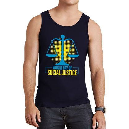 World Day Of Social Justice International Social Justice Human Rights Equality Civil Rights Criminal Justice Activism Tank Top