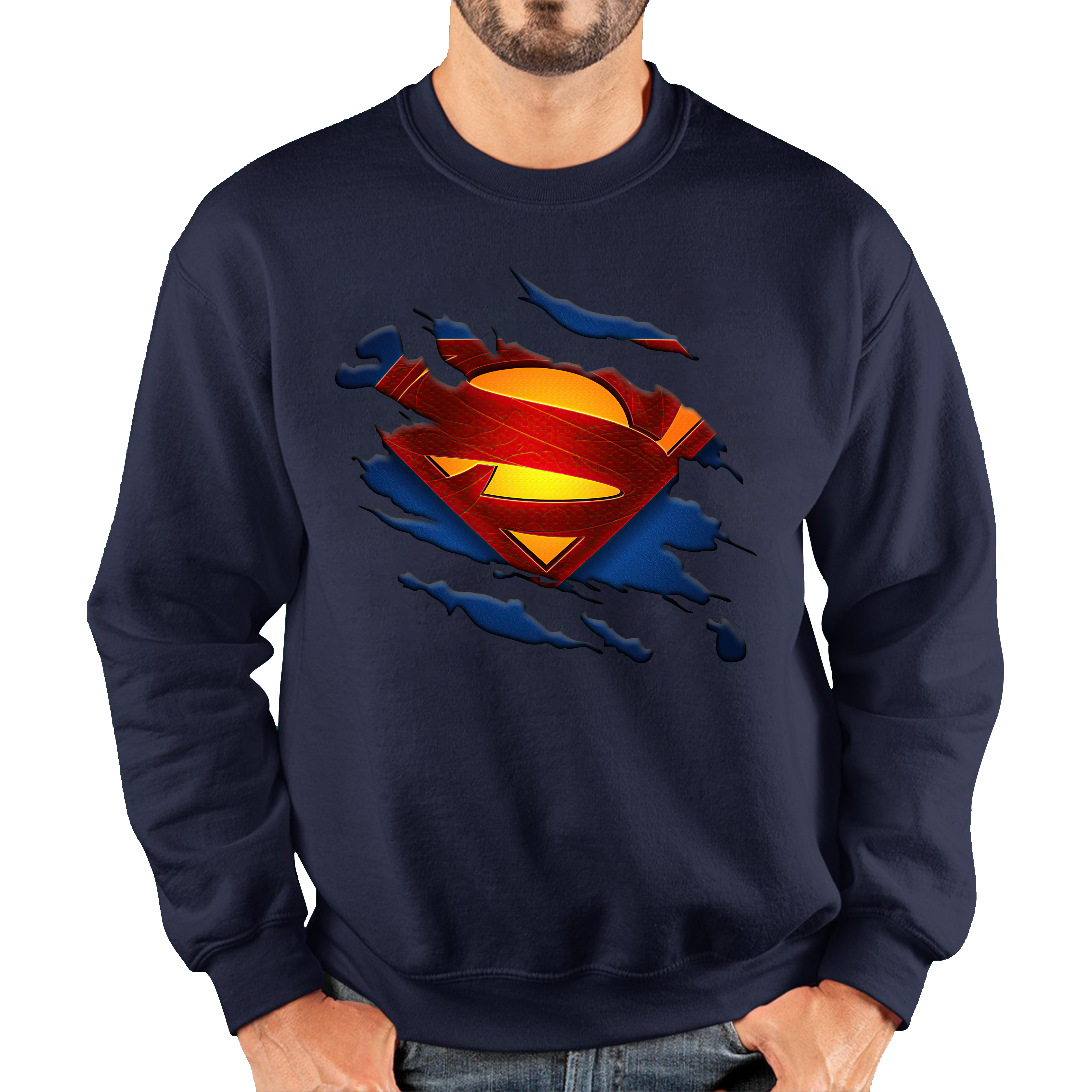 Superman Jumper Fictional Character Superhero Universe Series DC Comics Unisex Sweatshirt