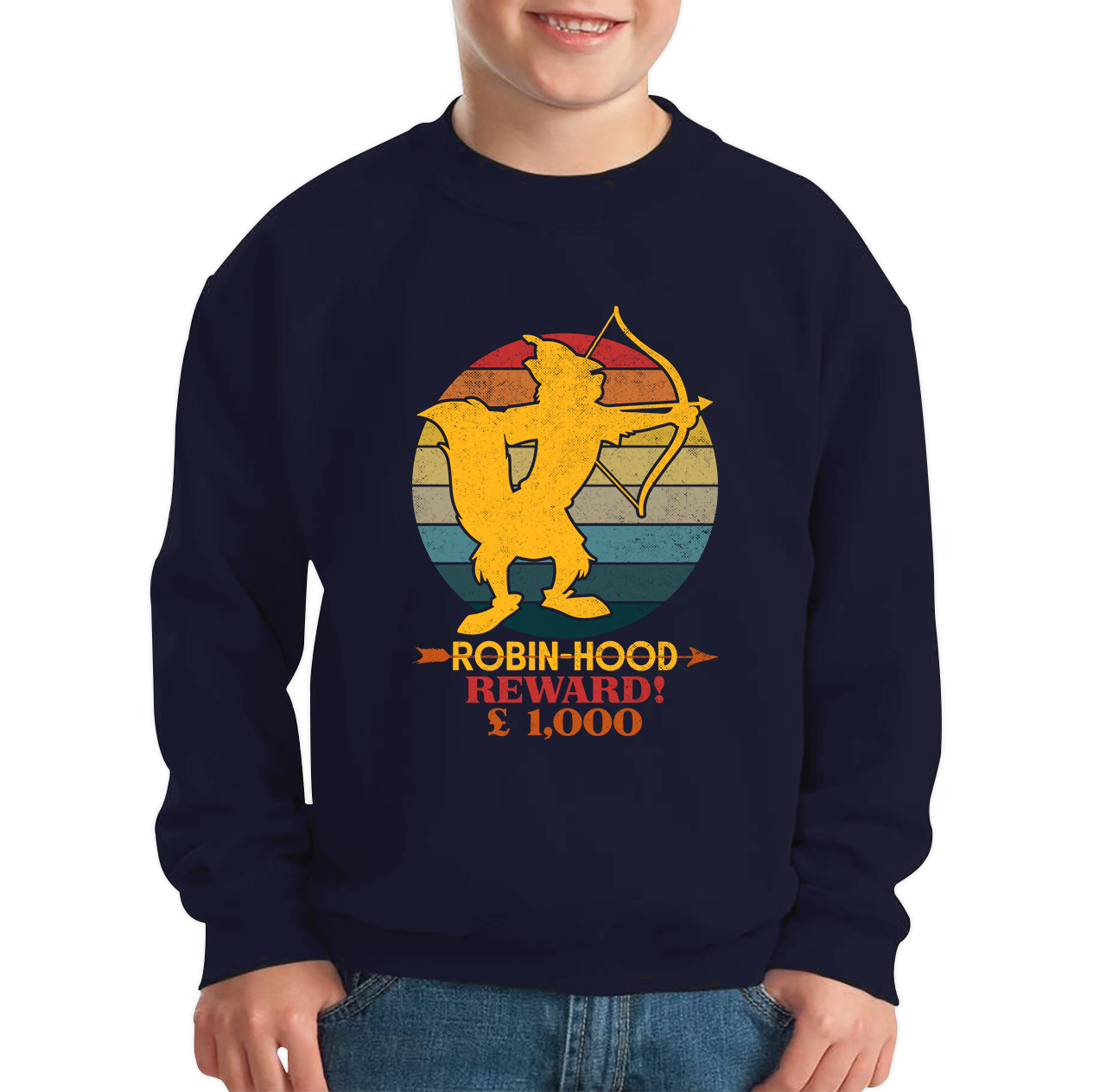 Robin Hood Reward £1000 Fox Funny Sweatshirt