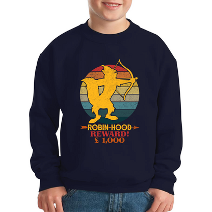 Robin Hood Reward £1000 Fox Funny Sweatshirt