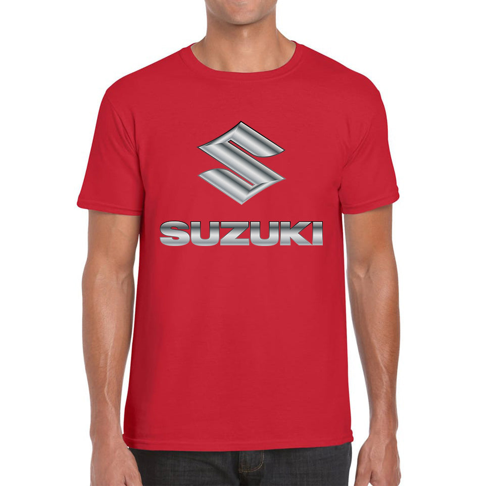 Suzuki Motorcycle Logo Dynamic Riding Suzuki Motorsports Suzuki Motorcycle Motocross Bike Racing Mens Tee Top