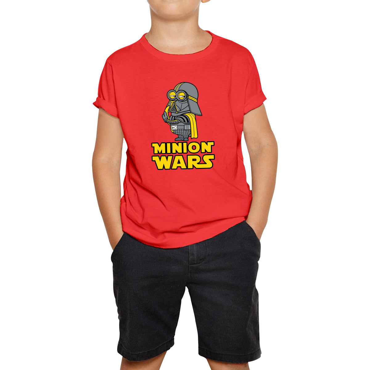 Minion Wars Trooper Cosplay Star Wars Minion Parody The Minions Become Superheroes Disney Star Wars 46th Anniversary Kids T Shirt