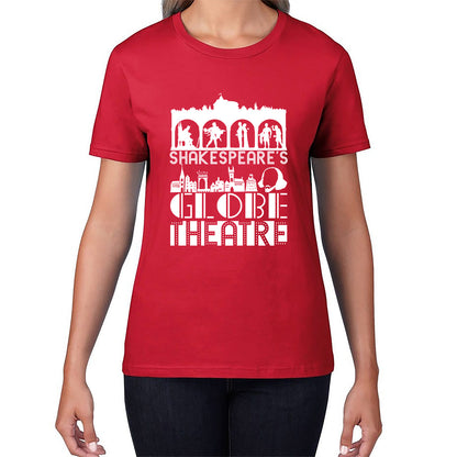 William Shakespeare's English Playwright, Poet And Actor National Shakespeare Day Womens Tee Top