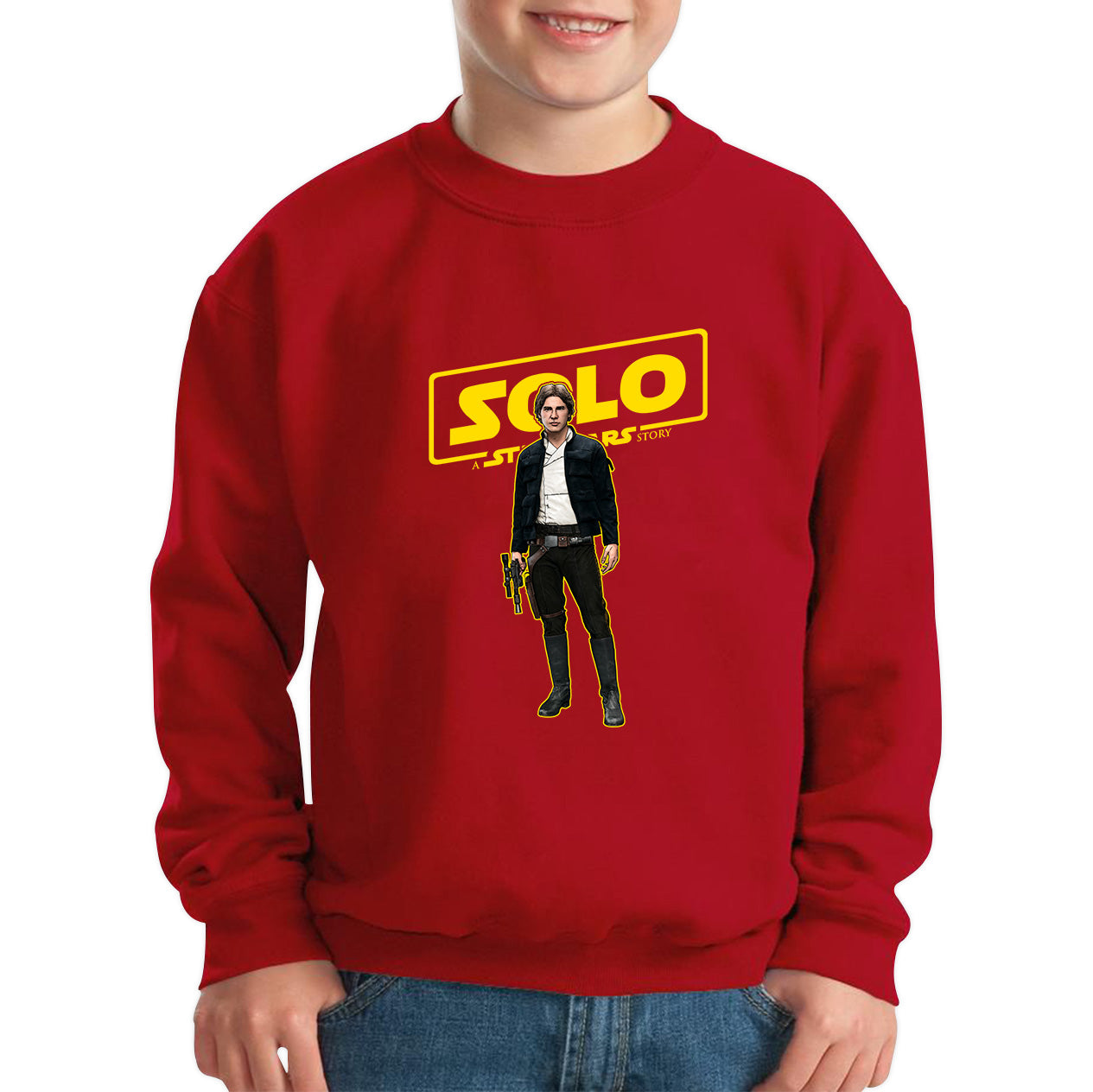 Han Solo Star Wars Fictional Character Solo A Star Wars Story Sci-fi Action Adventure Movie Disney Star Wars Day 46th Anniversary Kids Jumper