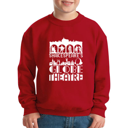 William Shakespeare's English Playwright, Poet And Actor National Shakespeare Day Kids Jumper