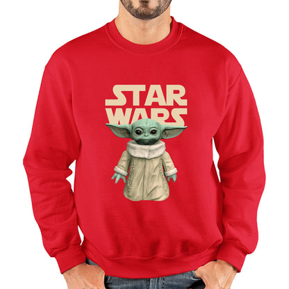 Star Wars Grogu The Child Green Humanoid Alien Yoda's Species Baby Yoda Disney Star Wars Day 46th Anniversary Unisex Sweatshirt