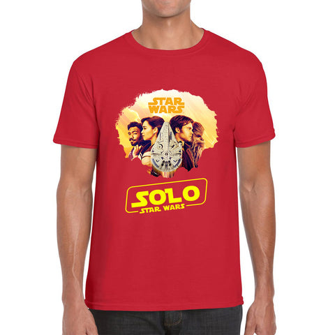 Star Wars Solo Chewie Lando Qira Characters Solo A Star Wars Story Sci-fi Action Adventure Movie Galaxy's Edge Trip Mens Tee Top