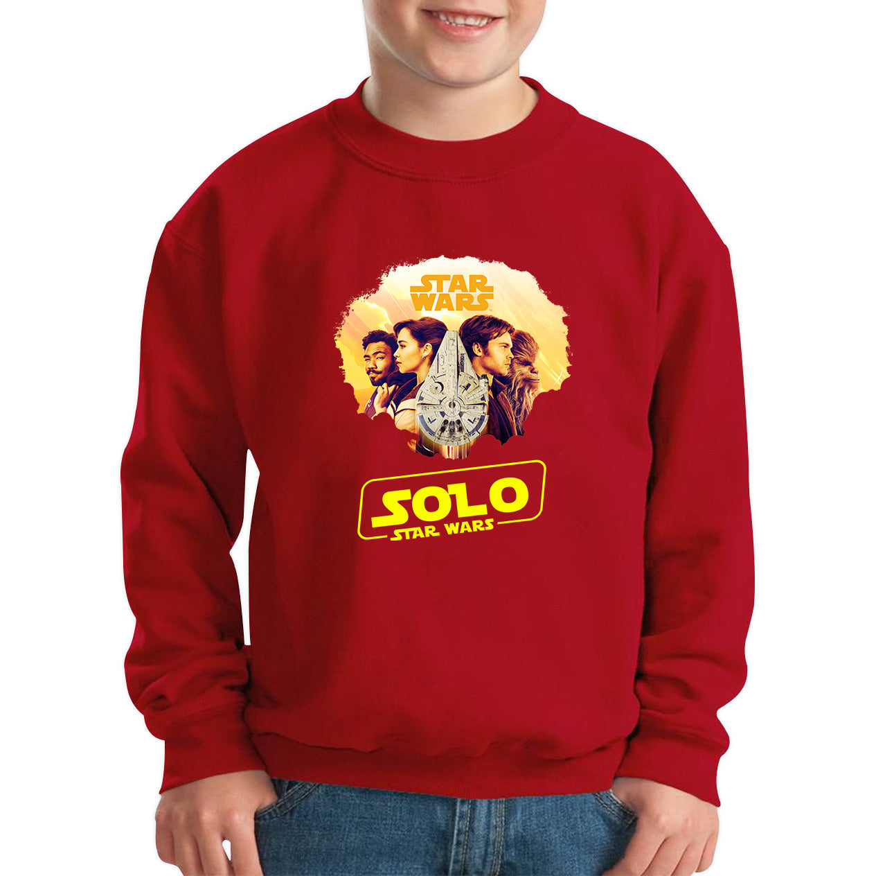 Star Wars Solo Chewie Lando Qira Characters Solo A Star Wars Story Sci-fi Action Adventure Movie Galaxy's Edge Trip Kids Jumper