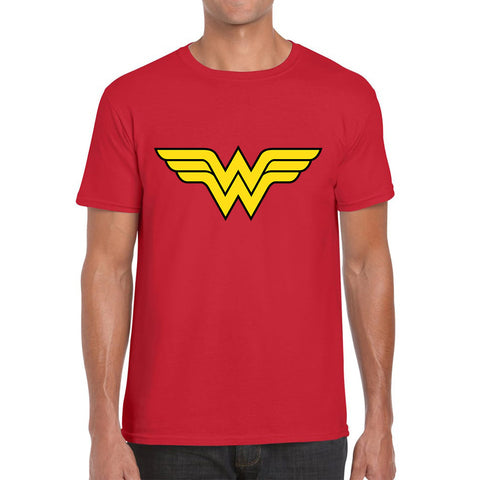 Wonder Woman Logo Superhero Wonder Girl Super Woman Comic Book Character Mens Tee Top