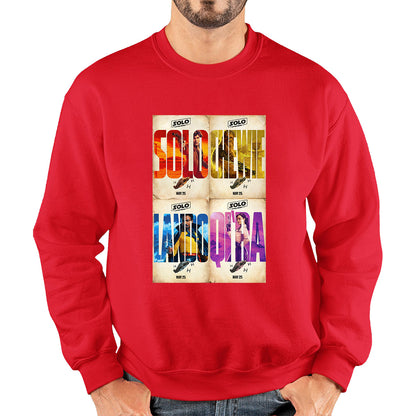 Solo A Star Wars Story Posters Solo Chewie Lando Qira Sci-fi Action Adventure Movie Characters Star Wars Galaxy's Edge Trip Unisex Sweatshirt