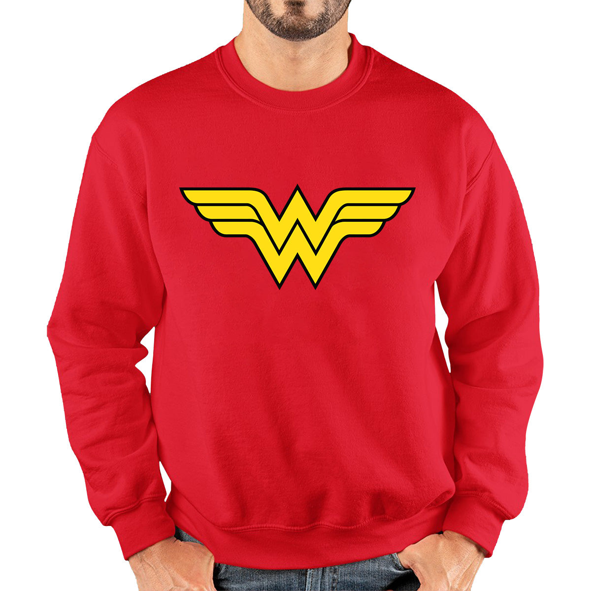 Wonder Woman Logo Superhero Wonder Girl Super Woman Comic Book Character Unisex Sweatshirt