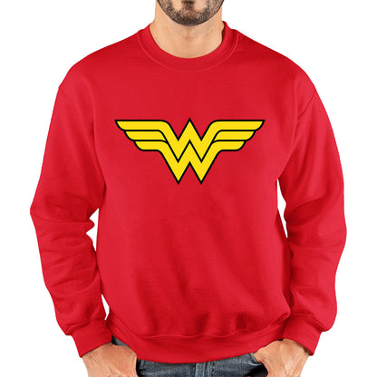 Wonder Woman Logo Superhero Wonder Girl Super Woman Comic Book Character Unisex Sweatshirt