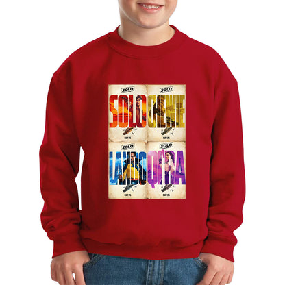 Solo A Star Wars Story Posters Solo Chewie Lando Qira Sci-fi Action Adventure Movie Characters Star Wars Galaxy's Edge Trip Kids Jumper