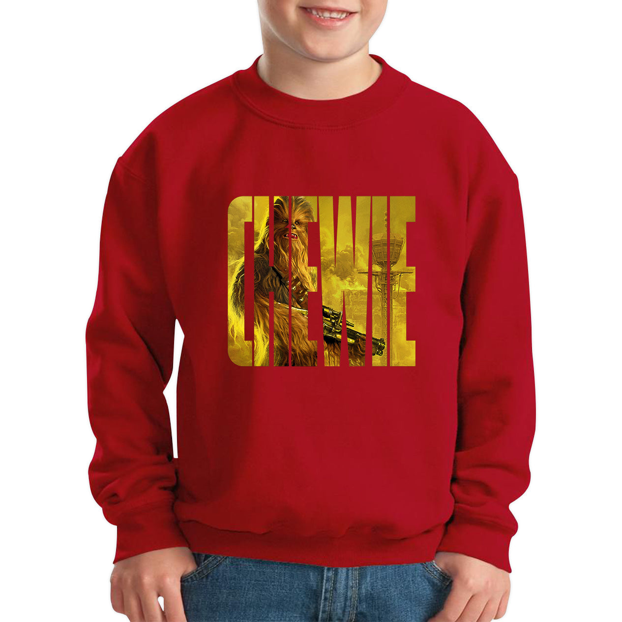 Chewie Star Wars Fictional Character Chewbacca Solo A Star Wars Story Sci-fi Action Adventure Movie Galaxy's Edge Trip Kids Jumper