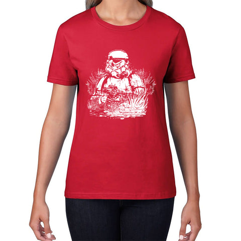 Storm Pooper Under The Sea The Force is Strong With This One Fighter Movie Series Womens Tee Top