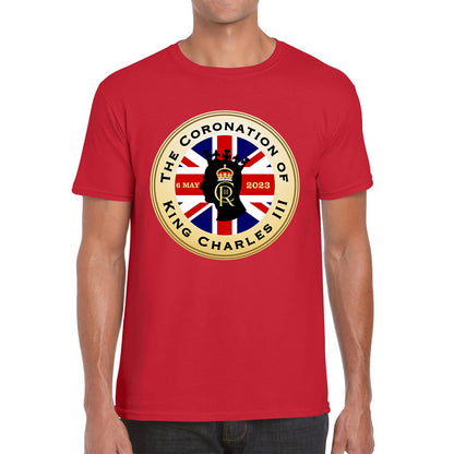 The Coronation Of King Charles III 6th May 2023 CR III Royal Crown United Kingdom Flag Mens Tee Top
