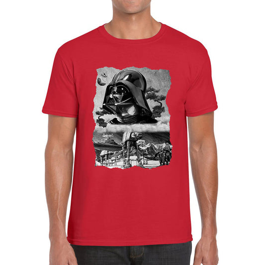 The Force Is Strong With This One Vintage Poster Graphic Movie Series Mens Tee Top