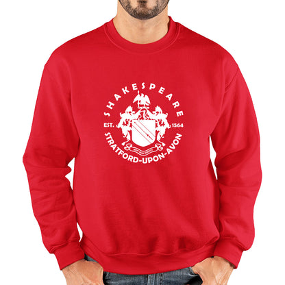 William Shakespeare's Birthplace, Stratford-Upon-Avon, Warwickshire, England, UK National Shakespeare Day Unisex Sweatshirt