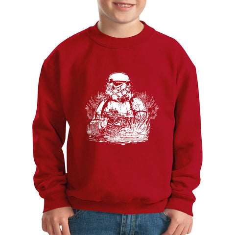 Storm Pooper Under The Sea The Force is Strong With This One Fighter Movie Series Kids Jumper