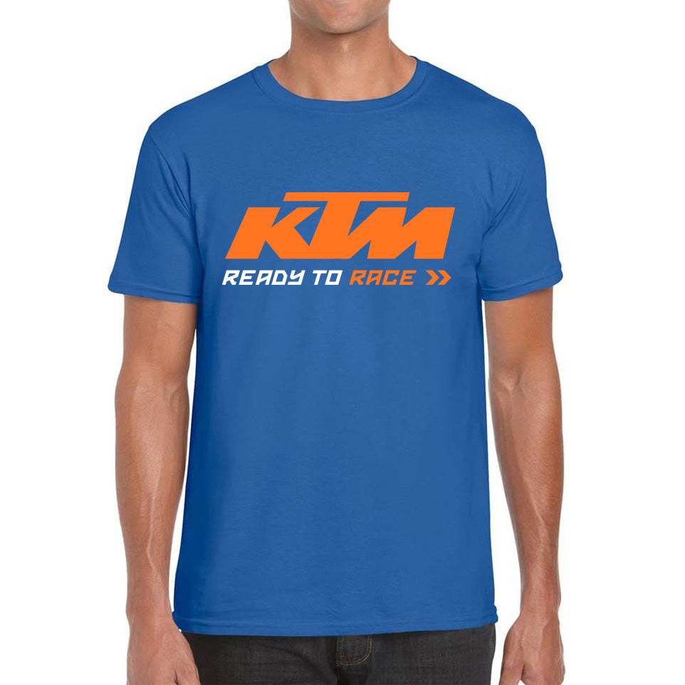 KTM Ready To Race KTM Racing Logo Motorcycle KTM Motorcycle Dirt Bike Quad Ready Race KTM Lovers Mens Tee Top