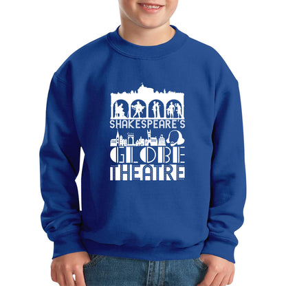 William Shakespeare's English Playwright, Poet And Actor National Shakespeare Day Kids Jumper