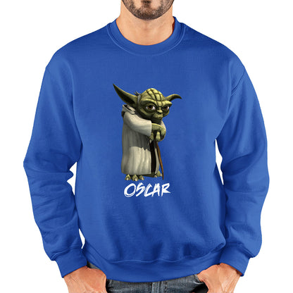 Personalized Yoda May The 4th Be With You Green Humanoid Alien Star Wars Day Disney Star Wars 46th Anniversary Unisex Sweatshirt