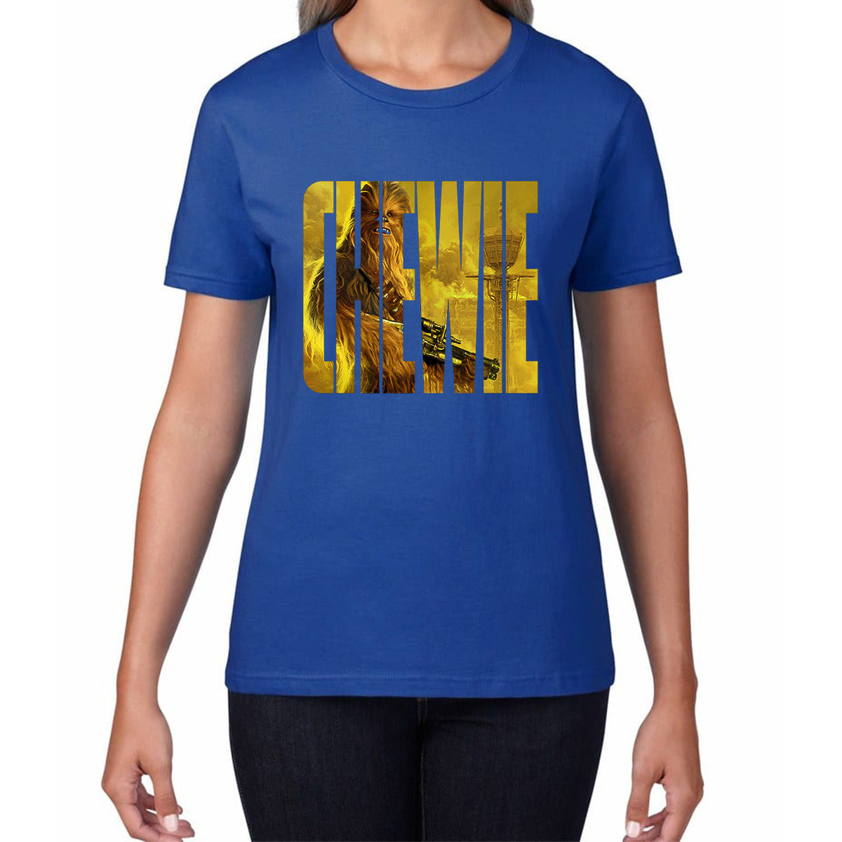 Chewie Star Wars Fictional Character Chewbacca Solo A Star Wars Story Sci-fi Action Adventure Movie Galaxy's Edge Trip Womens Tee Top