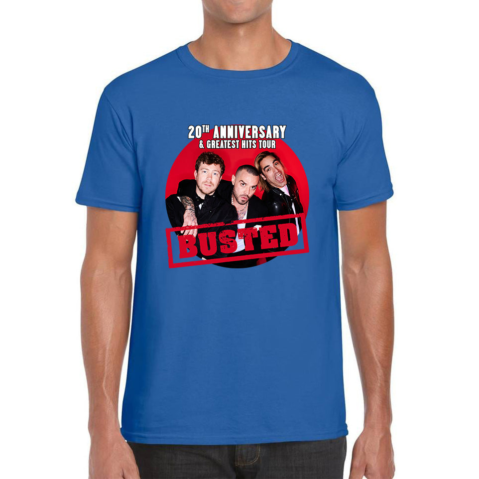 Busted Are Back To Celebrate Their 20th Anniversary Musician Band Busted Singers Mens Tee Top