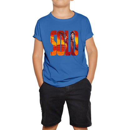 Han Solo Star Wars Fictional Character Solo A Star Wars Story Sci-fi Action Adventure Movie Star Wars Databank Kids T Shirt