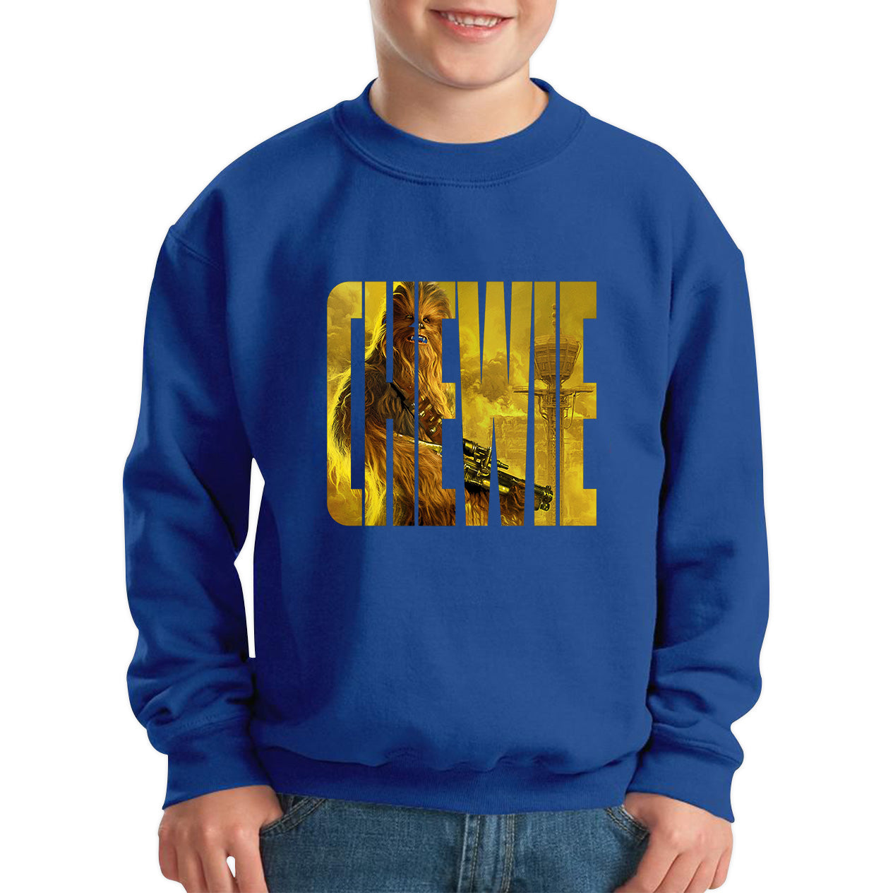 Chewie Star Wars Fictional Character Chewbacca Solo A Star Wars Story Sci-fi Action Adventure Movie Galaxy's Edge Trip Kids Jumper