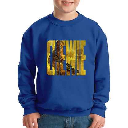 Chewie Star Wars Fictional Character Chewbacca Solo A Star Wars Story Sci-fi Action Adventure Movie Galaxy's Edge Trip Kids Jumper