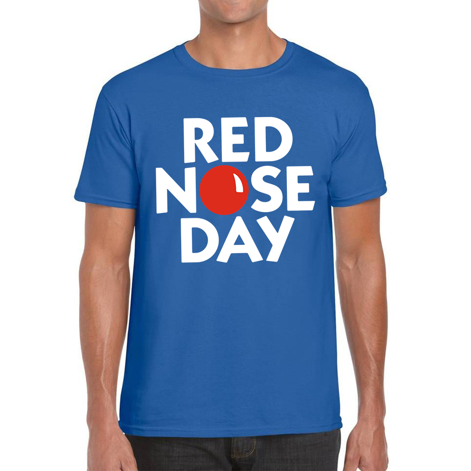 Red Nose Day Adult T Shirt. 50% Goes To Charity