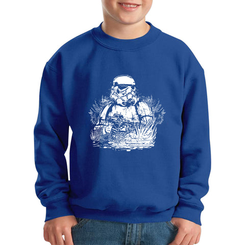 Storm Pooper Under The Sea The Force is Strong With This One Fighter Movie Series Kids Jumper