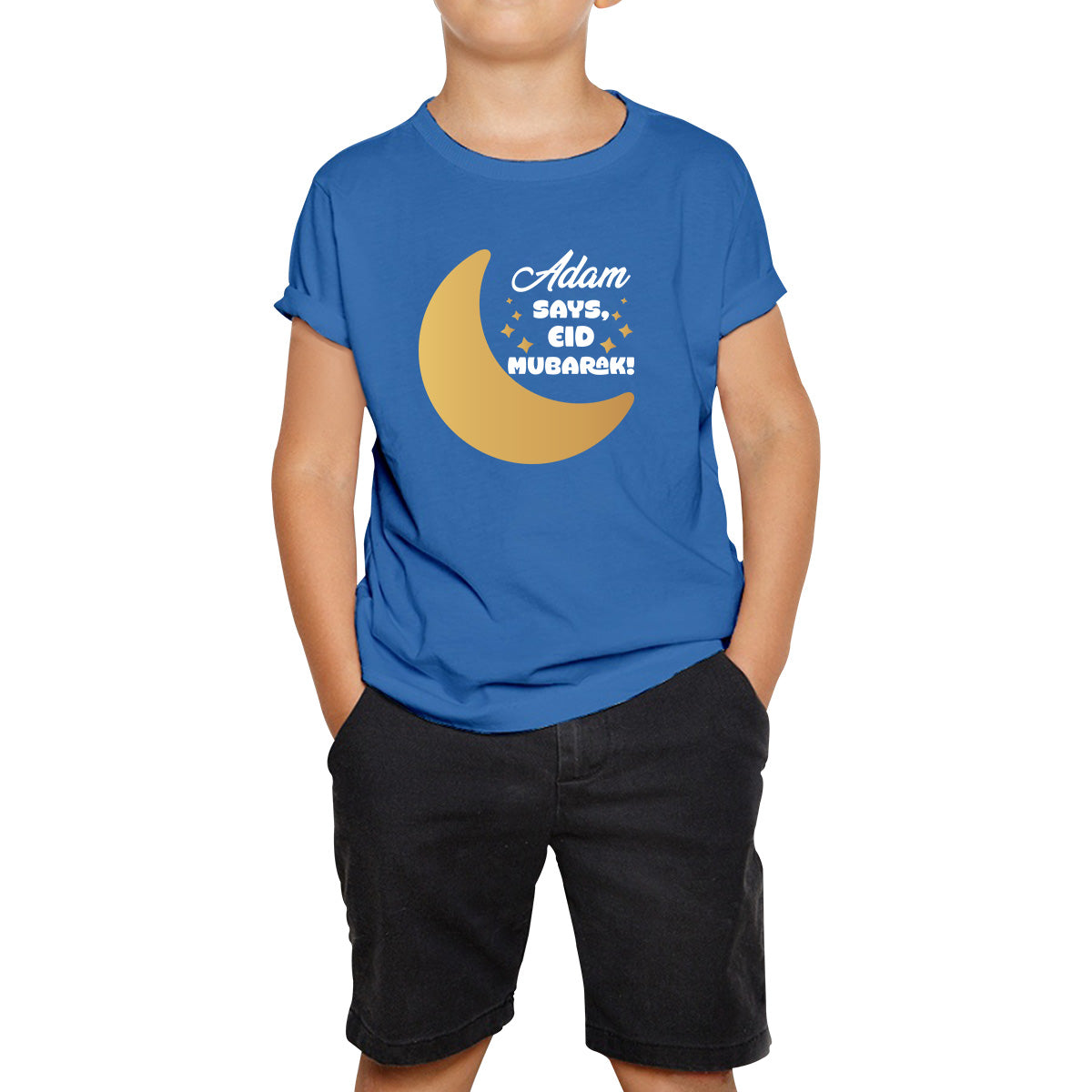 Eid Mubarak Messages Kids T Shirt