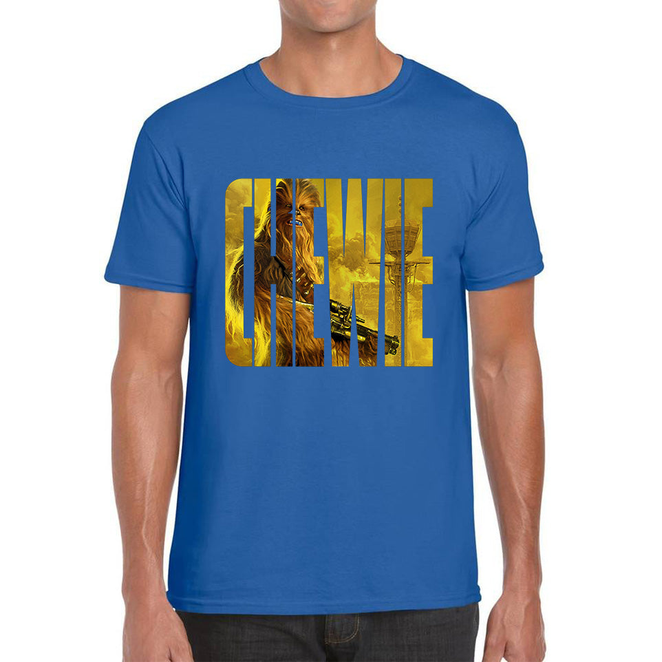Chewie Star Wars Fictional Character Chewbacca Solo A Star Wars Story Sci-fi Action Adventure Movie Galaxy's Edge Trip Mens Tee Top