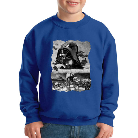 The Force Is Strong With This One Vintage Poster Graphic Movie Series Kids Jumper