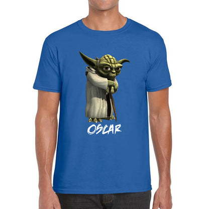 Personalized Yoda May The 4th Be With You Green Humanoid Alien Star Wars Day Disney Star Wars 46th Anniversary Mens Tee Top