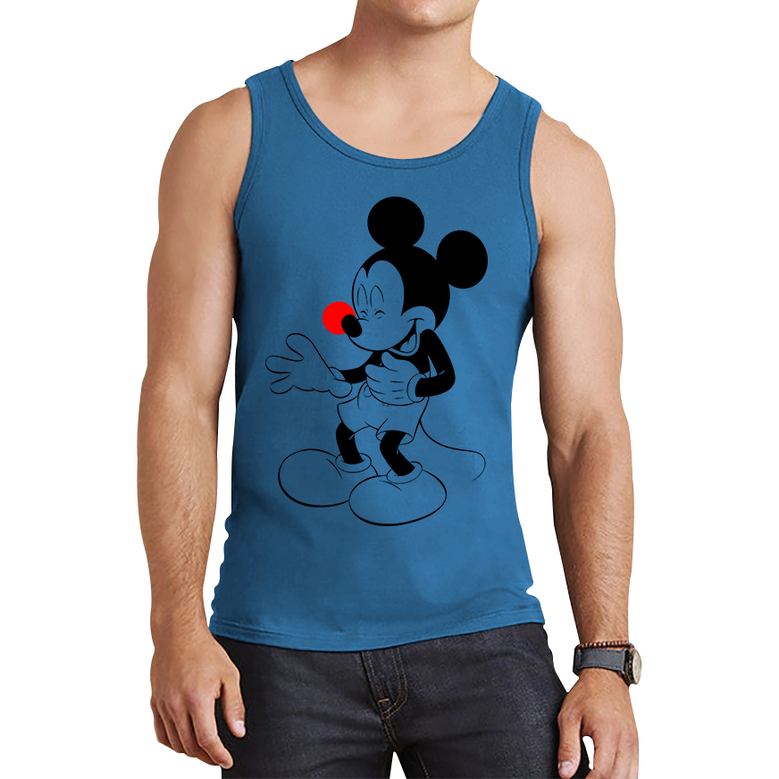 Disney Mickey Mouse Red Nose Day Tank Top. 50% Goes To Charity
