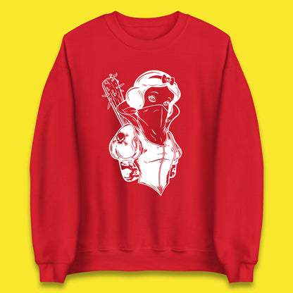 Not So Snow White Twisted Rock Parody Disney Princess Gangster Skull Tattoo Punk Princess Tattooed Emo Alice In A Jack Unisex Sweatshirt