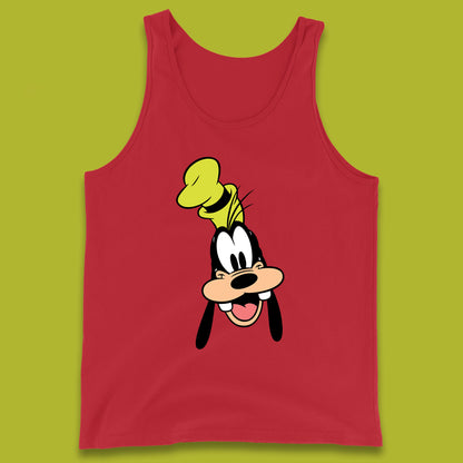 Disney Goofy Head Face Smiling Animated Cartoon Character Disney G.G. "Goofy" Goof Disney Vacation Disney World Trip Tank Top