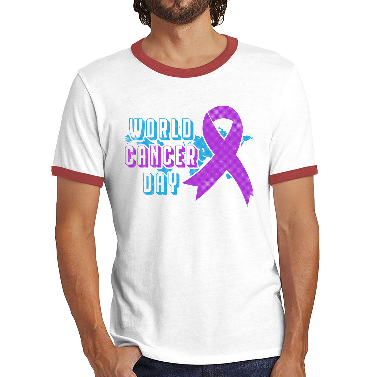World Cancer Day 4 February Cancer Day Cancer Awareness Cancer Warrior Ringer T Shirt