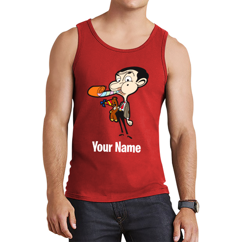 Personalised Mr. Bean Your Custom Name Tank Top