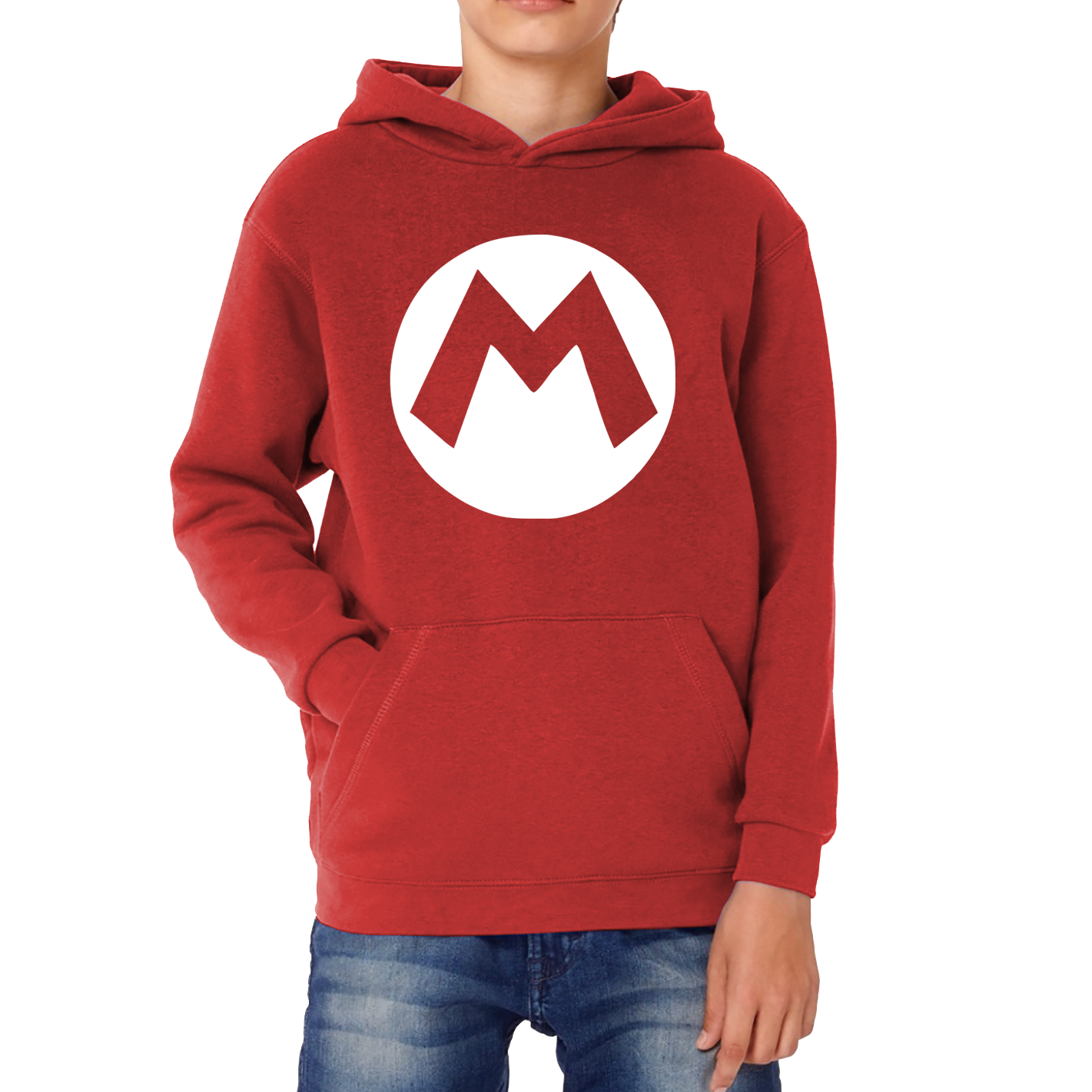 Mario Bros Character Logo Super Mario Mario Mario Bro Toad Retro Gaming Kids Hoodie