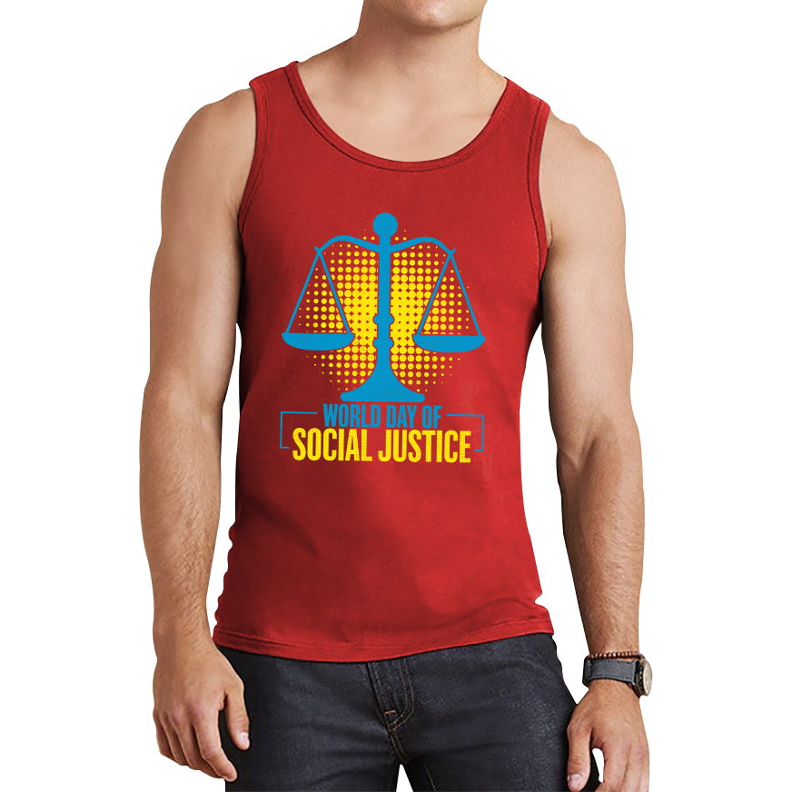 World Day Of Social Justice International Social Justice Human Rights Equality Civil Rights Criminal Justice Activism Tank Top