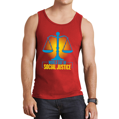 World Day Of Social Justice International Social Justice Human Rights Equality Civil Rights Criminal Justice Activism Tank Top
