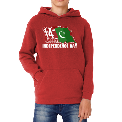  Pakistani Flag Patriotic Kids Hoodie