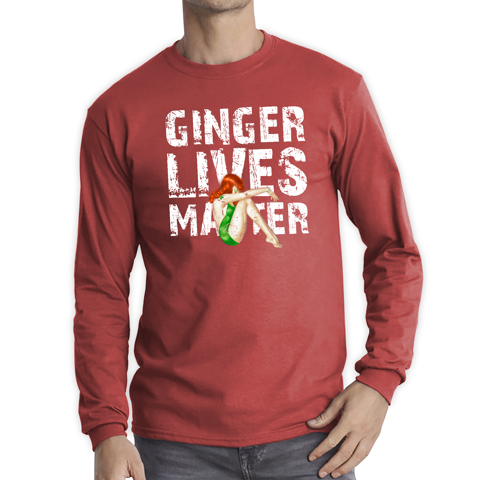 Weed Girl Gingers Lives Matter Shirt Cannabis Marijuana Lovers Funny All Lives matter Spoof Long Sleeve T Shirt